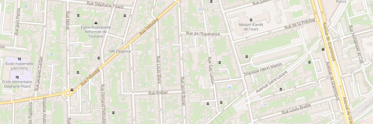 Plan du 30 Rue Jacob Bunel à Tours