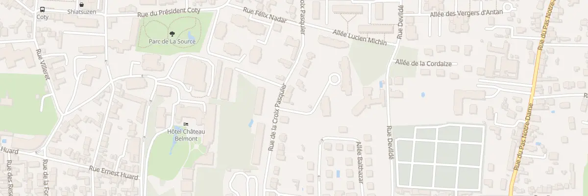 Plan du 33 Rue Croix Pasquier à Tours