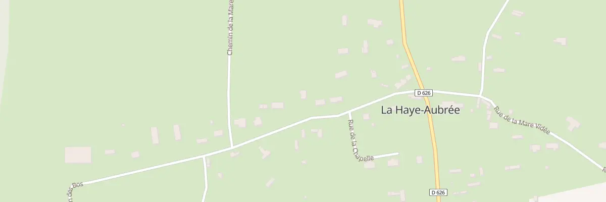 Plan du 182 Rue de la Chapelle à La Haye-Aubrée