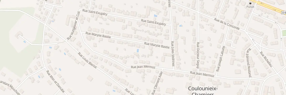 Plan du 11 Rue Maryse Bastie à Coulounieix-Chamiers