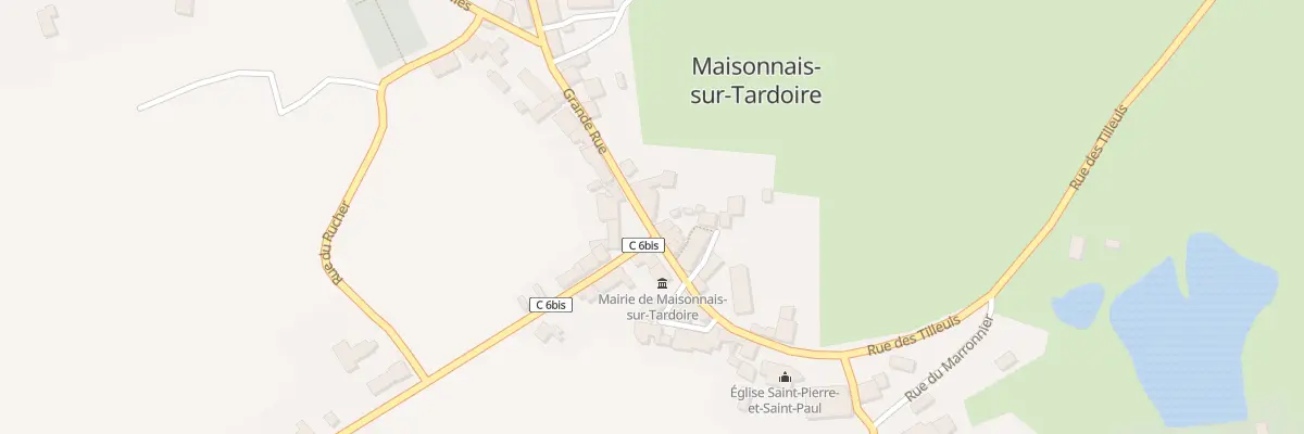 Plan du 9 Pl de la Mairie à Maisonnais-sur-Tardoire