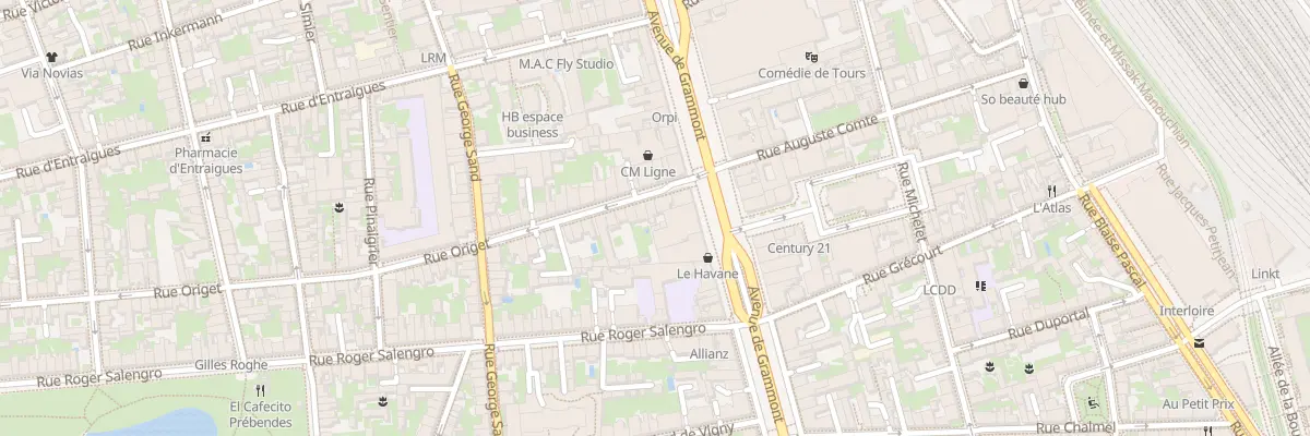Plan du 4B Rue Origet à Tours
