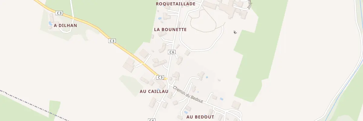 Plan du 5138 A Roquetaillade à Montégut