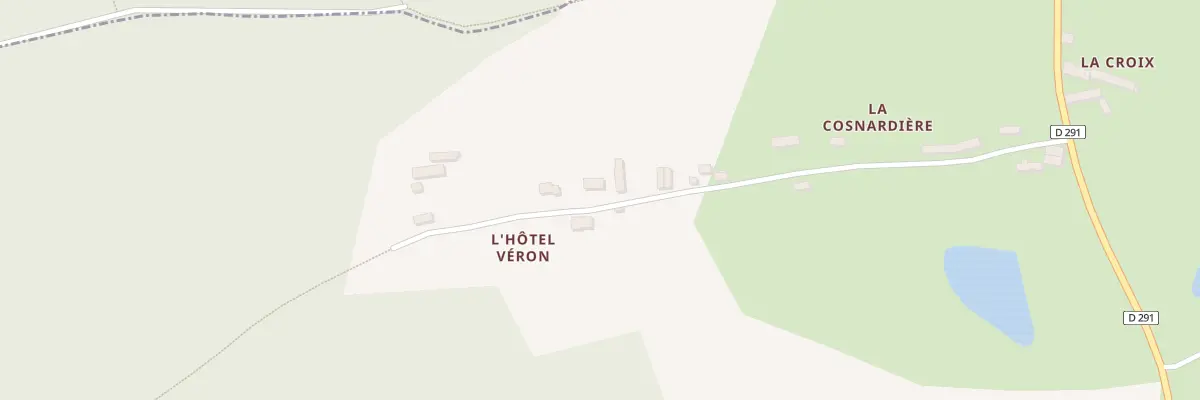 Plan du 8 Hôtel Véron St Victor Réno à Longny les Villages