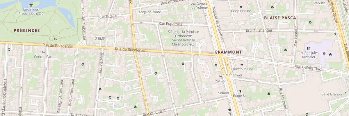 Plan du 22 Rue de Boisdenier à Tours