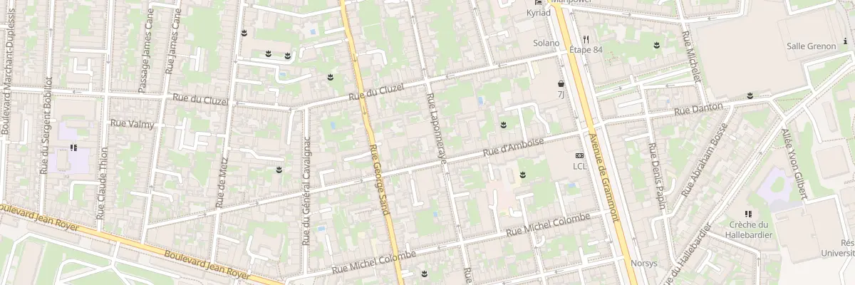 Plan du 53 Rue Laponneraye à Tours
