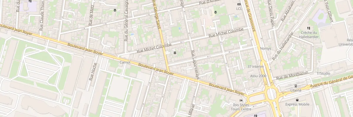 Plan du 49 Rue Jourdan à Tours