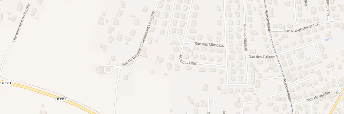 Plan du 13 Rue des Lilas à Bias