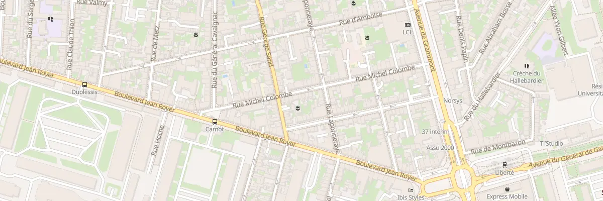 Plan du 36B Rue Michel Colombe à Tours