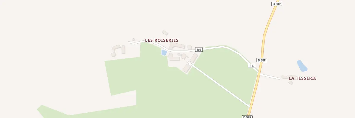 Plan du 5076 Les Roiseries à Sainte-Cérotte