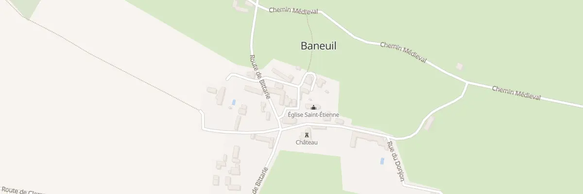 Plan du 81 Cardoux à Baneuil