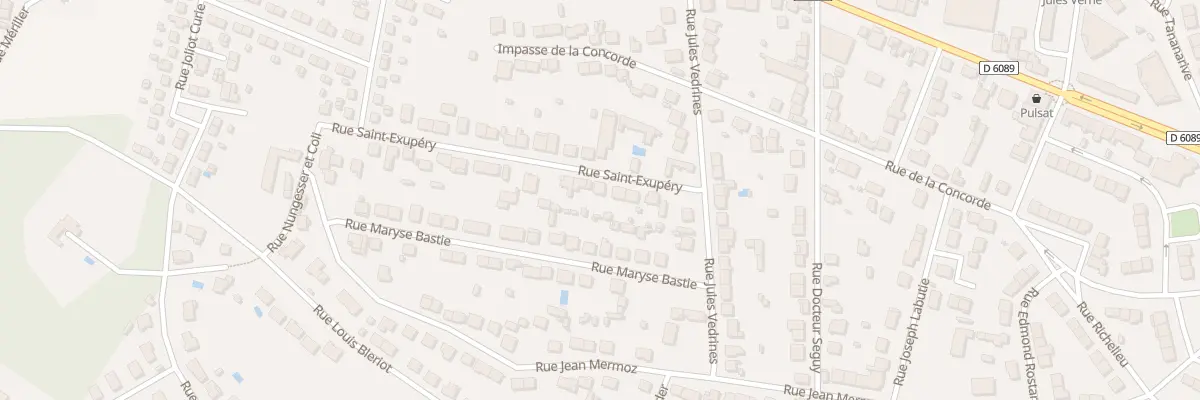 Plan du 9 Rue de Saint Exupery à Coulounieix-Chamiers