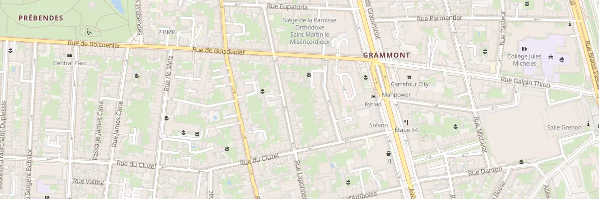 Plan du 28 Rue Laponneraye à Tours