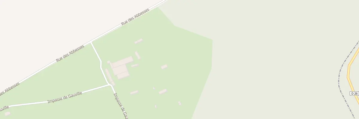 Plan du 2524 Rue des Abbesses à Saint-Pierre-de-Salerne