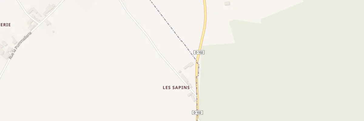 Plan du 1465 Les Sapins à Descartes