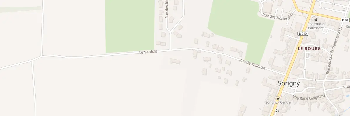 Plan du 5703 Verdois à Sorigny