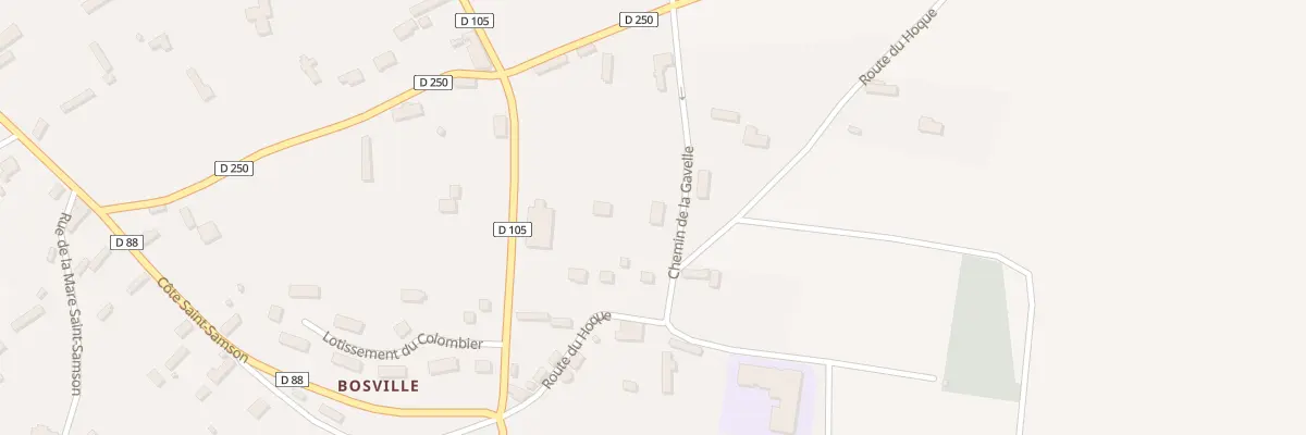 Plan du 3 Che de la Gavelle à Bosville