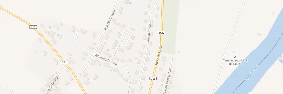 Plan du 14 Rue du Coteau à Gouex