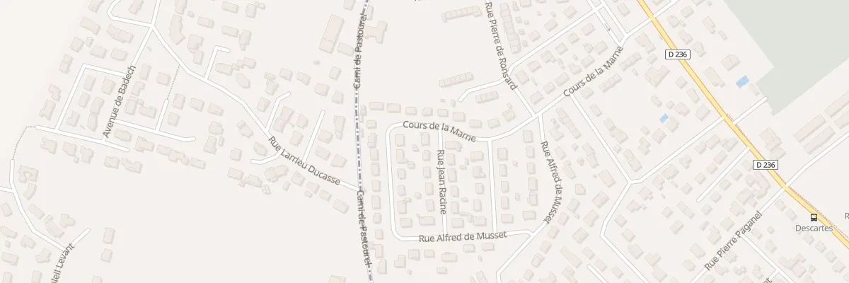 Plan du 9 Rue Jean Racine à Villeneuve-sur-Lot