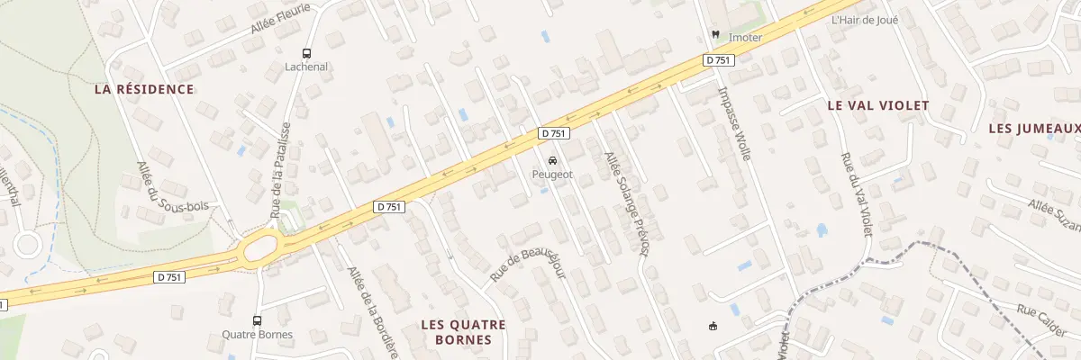 Plan du 84 Bd de Chinon à Joué-lès-Tours