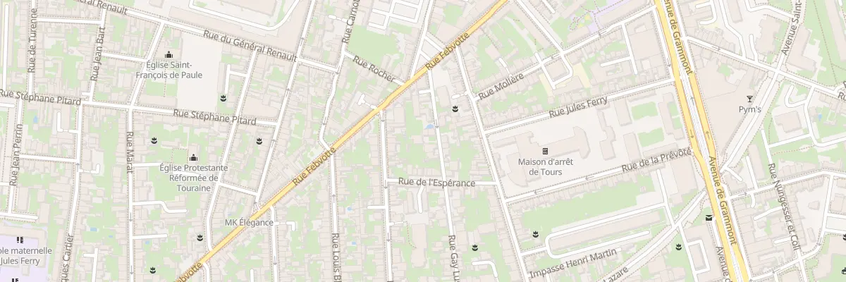 Plan du 11 Rue Gay Lussac à Tours