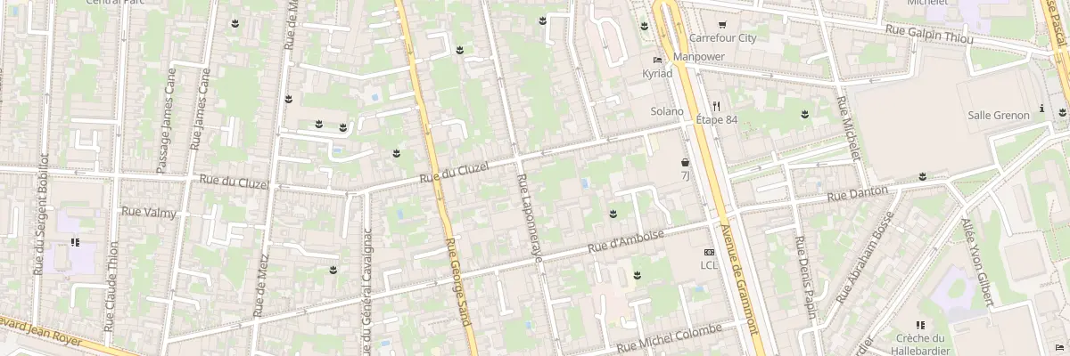 Plan du 46 Rue Laponneraye à Tours