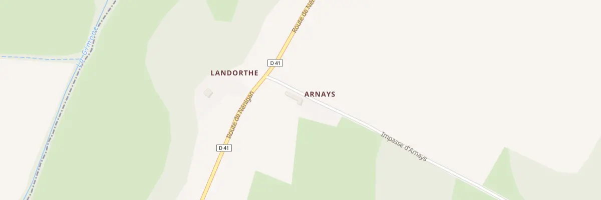 Plan du 50 Imp d’Arnays à Péguilhan