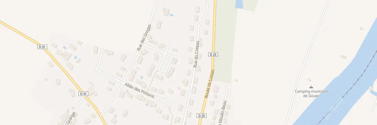 Plan du 12 Rue du Coteau à Gouex