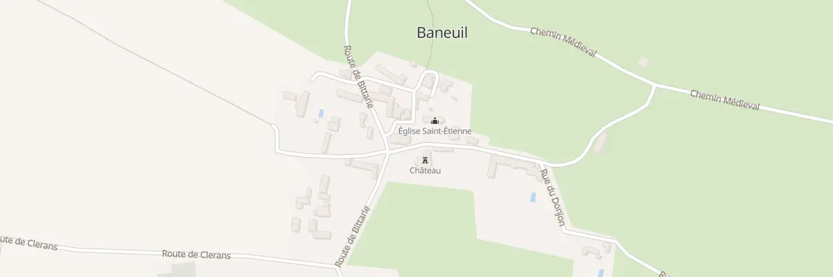 Plan du 83 Combe du Chateau à Baneuil