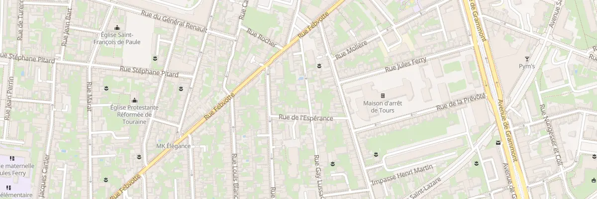 Plan du 13B Rue Gay Lussac à Tours