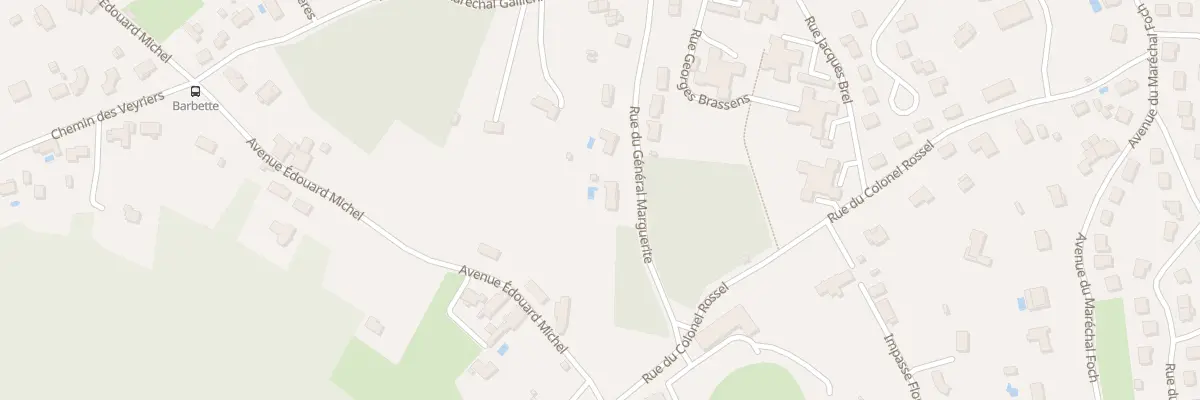Plan du 10 Rue du General Margueritte à Coulounieix-Chamiers