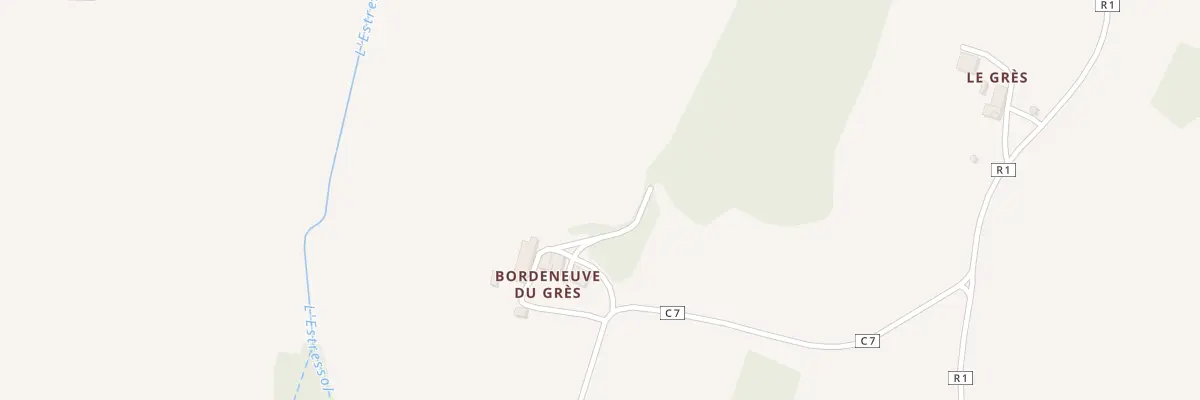 Plan du 708 Bordeneuve du Grès à Astaffort