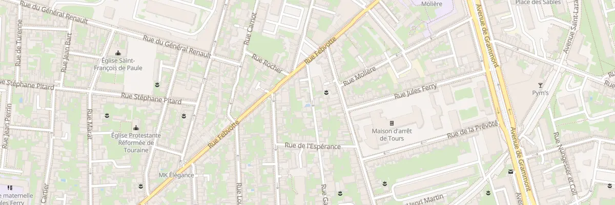 Plan du 7 Rue Gay Lussac à Tours