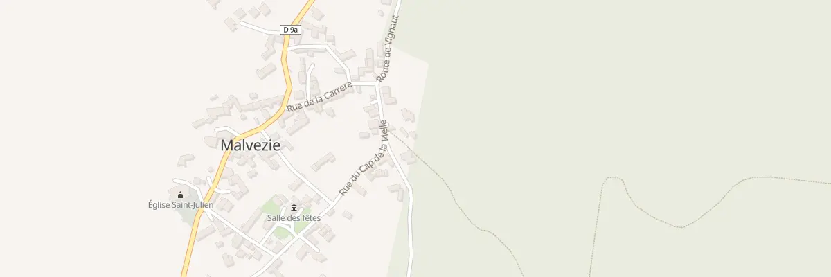 Plan du 93 Cap des Arrouerets à Malvezie