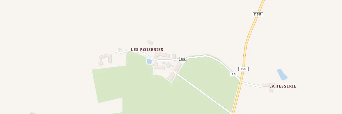 Plan du 5077 Les Roiseries à Sainte-Cérotte