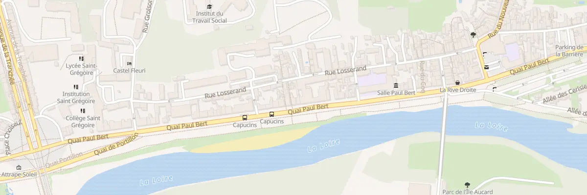 Plan du 30 Quai Paul Bert à Tours