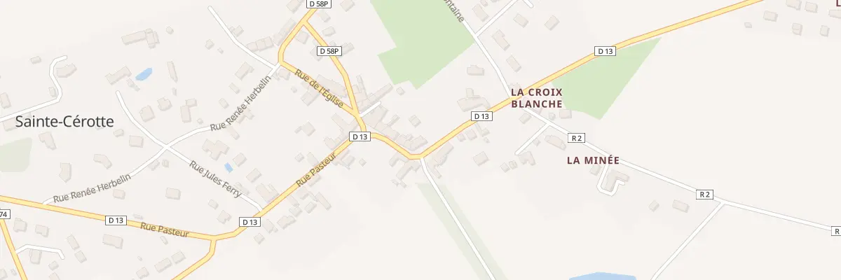 Plan du 7 Rue Pasteur à Sainte-Cérotte