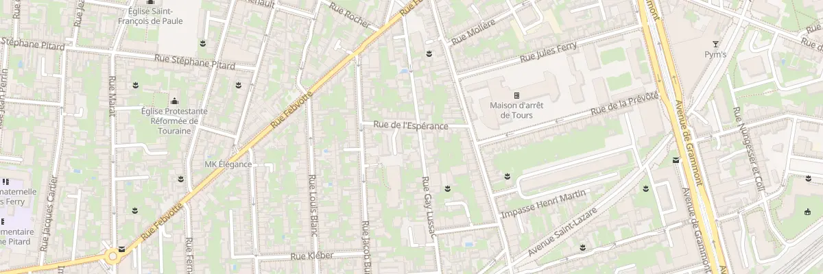 Plan du 15 Rue Gay Lussac à Tours