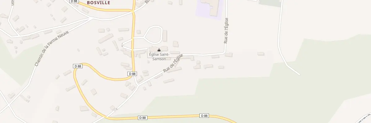 Plan du 369 Rte de l’Eglise à Bosville