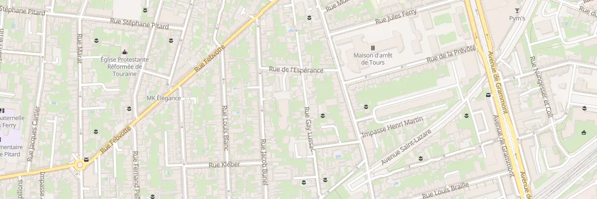 Plan du 19 Rue Gay Lussac à Tours