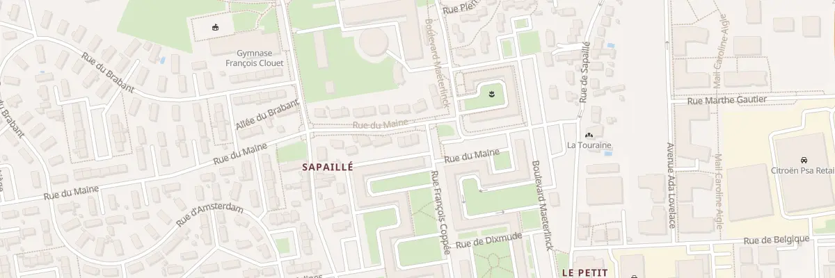 Plan du 54 Rue de Malines à Tours