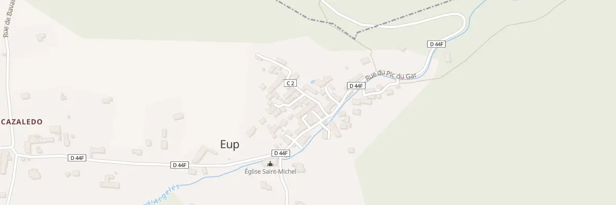 Plan du 5 Rue de Cabannous à Eup