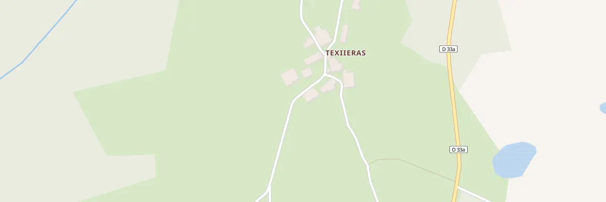 Plan du 5140E Texieras aux Salles-Lavauguyon