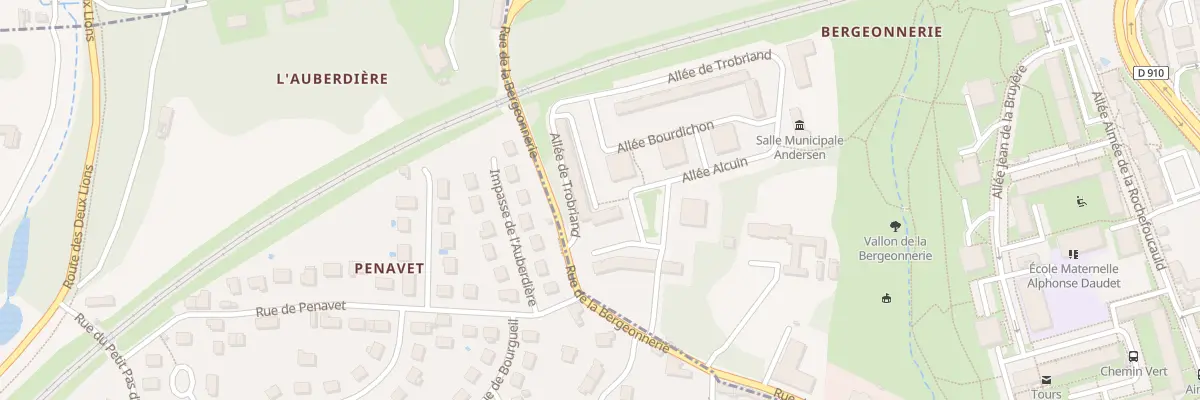 Plan du 15 All Alcuin à Tours