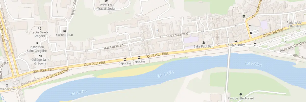 Plan du 31 Quai Paul Bert à Tours