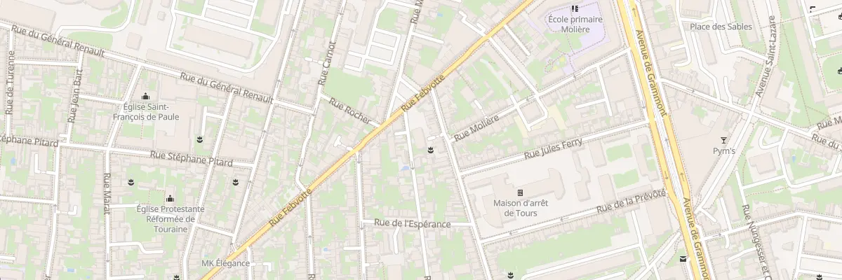 Plan du 4 Rue Gay Lussac à Tours