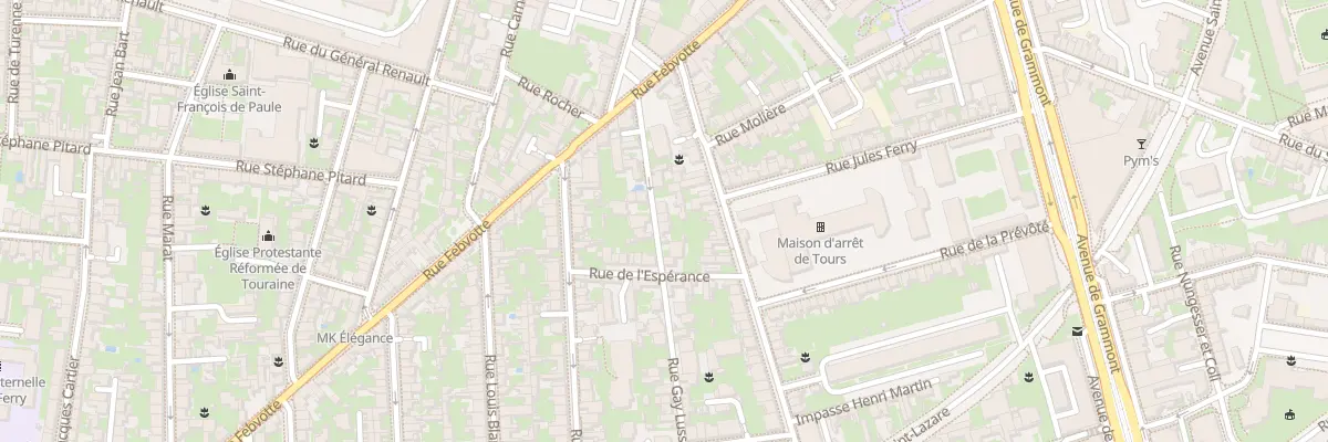 Plan du 8T Rue Gay Lussac à Tours