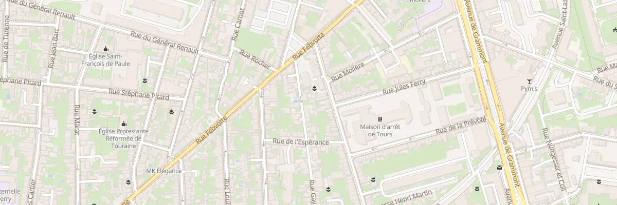 Plan du 6B Rue Gay Lussac à Tours