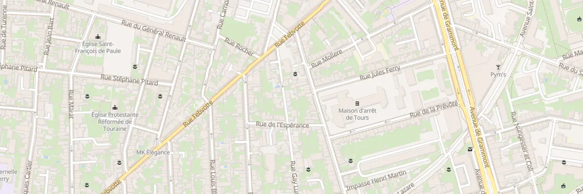 Plan du 8B Rue Gay Lussac à Tours
