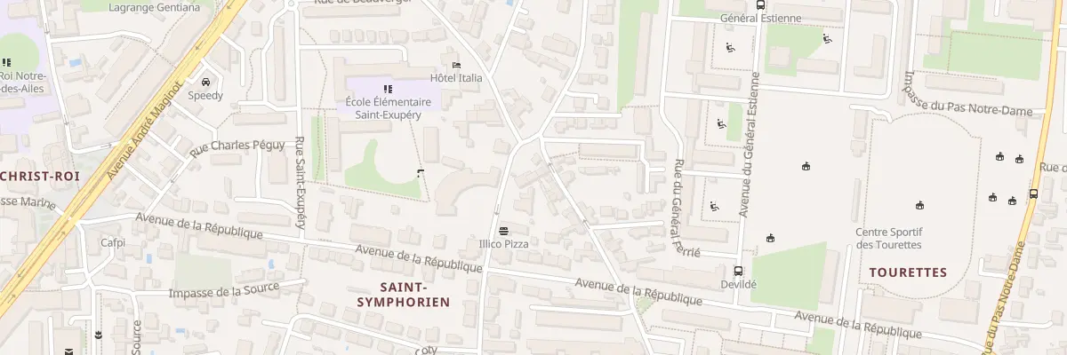 Plan du 25 Rue Devildé à Tours